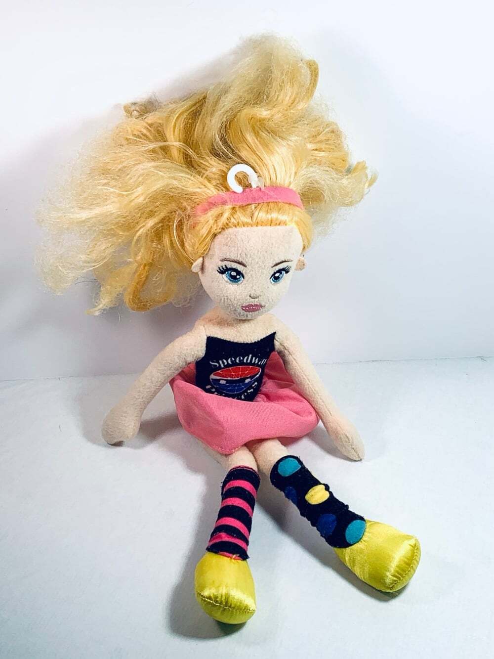 Blond Speedway Doll Advertising plush